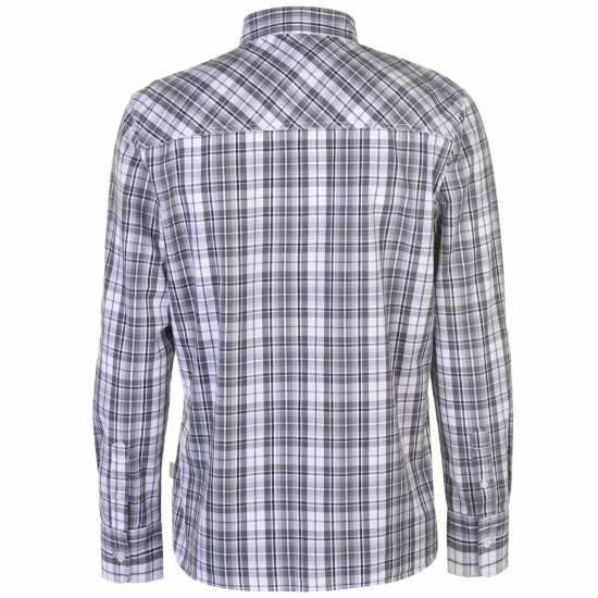 Мъжки ризи Lee Cooper Карирана Риза Дълъг Ръкав Long Sleeve Check Shirt Mens Grey/Blk/White Lee Cooper Карирана Риза Дълъг Ръкав Long Sleeve Check Shirt Mens Grey/Blk/White Мъжки ризи