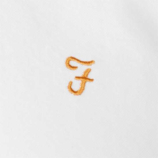 Риза С Дълъг Ръкав Farah Oxford Long Sleeve Shirt Бяло Мъжки ризи