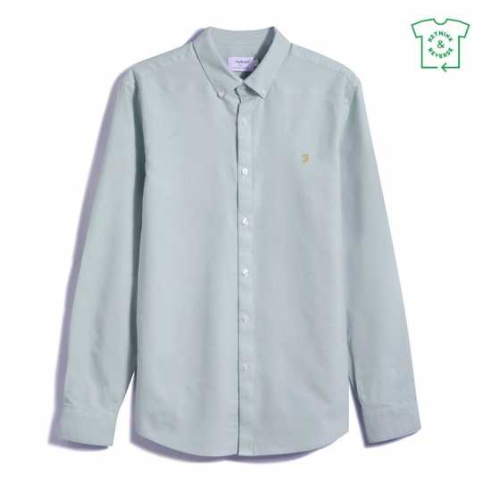 Риза С Дълъг Ръкав Farah Oxford Long Sleeve Shirt  