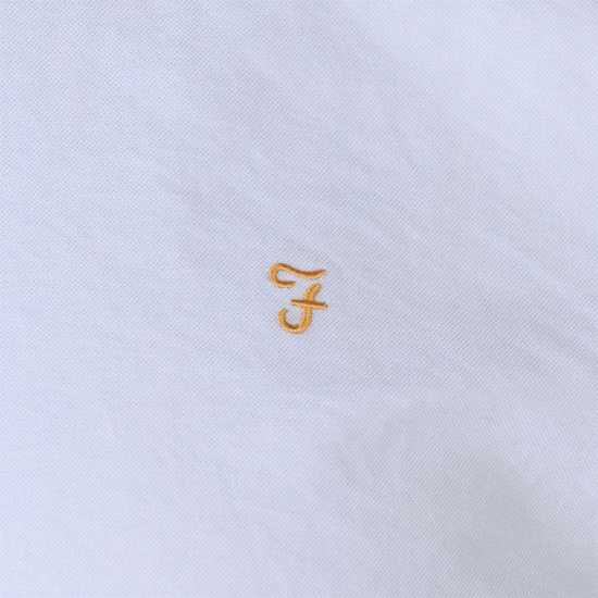 Риза С Дълъг Ръкав Farah Oxford Long Sleeve Shirt Небесно синьо Мъжки ризи