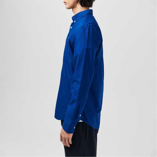 Мъжки ризи Риза С Дълъг Ръкав Farah Oxford Long Sleeve Shirt Син Пиони 492 Риза С Дълъг Ръкав Farah Oxford Long Sleeve Shirt Син Пиони 492 Мъжки ризи