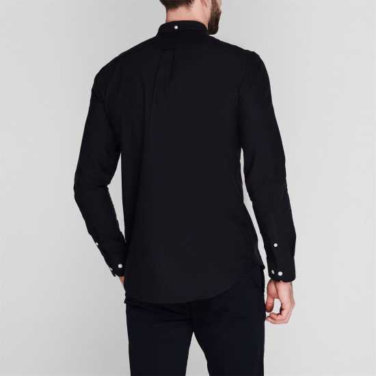 Мъжки ризи Риза С Дълъг Ръкав Farah Oxford Long Sleeve Shirt Морска синьо Риза С Дълъг Ръкав Farah Oxford Long Sleeve Shirt Морска синьо Мъжки ризи