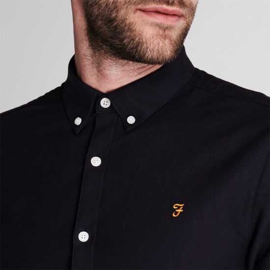 Мъжки ризи Риза С Дълъг Ръкав Farah Oxford Long Sleeve Shirt Морска синьо Риза С Дълъг Ръкав Farah Oxford Long Sleeve Shirt Морска синьо Мъжки ризи