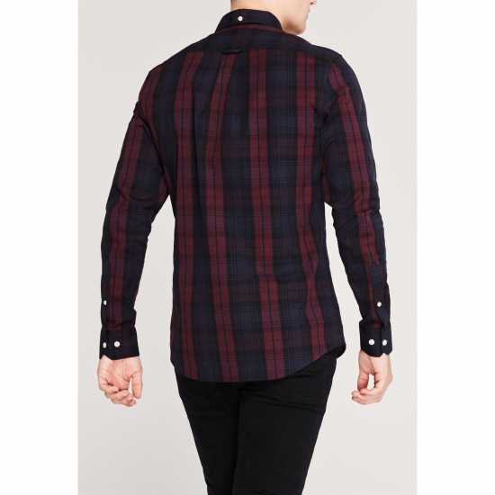 Мъжки ризи Карирана Риза Farah Brewer Checked Shirt Фара Червен 626 Карирана Риза Farah Brewer Checked Shirt Фара Червен 626 Мъжки ризи