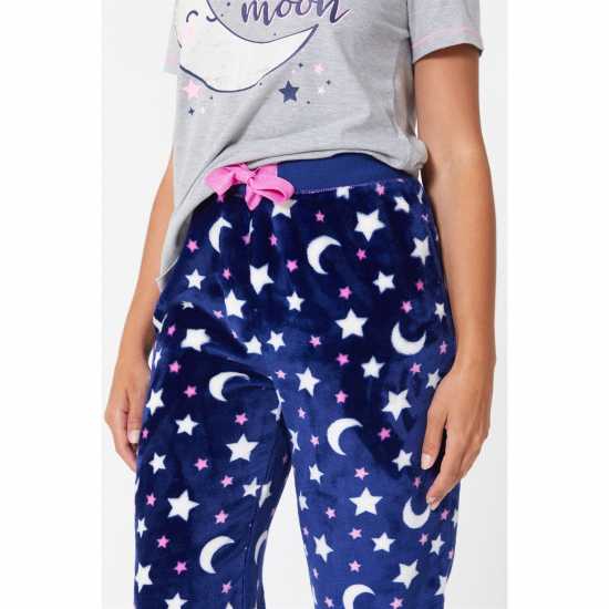 Be You Moon Slogan 4 Piece Pyjama Set  Дамско облекло плюс размер