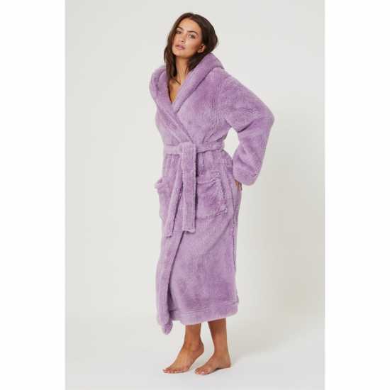 Be You Luxury Hooded Fleece Robe  Дамско облекло плюс размер