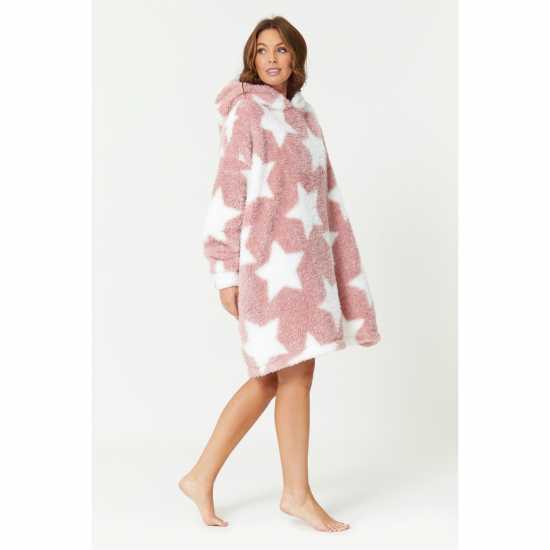 Star Fleece Snuggle Hoodie Pink  Мъжки суитчъри и блузи с качулки