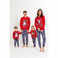 Family Christmas Festive Friends Slogan Pyjamas  Дамско облекло плюс размер