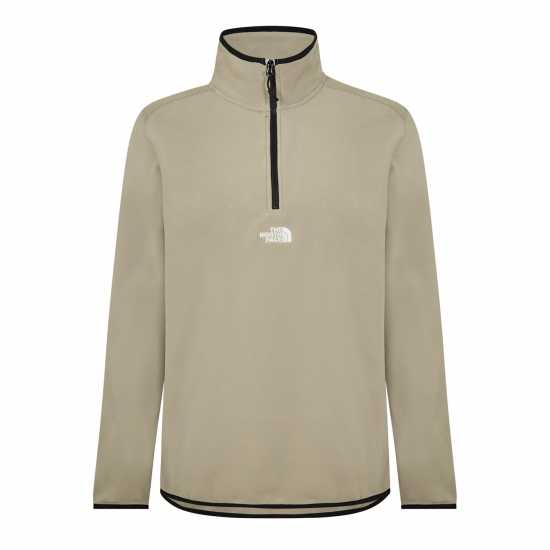 The North Face Men's Quarter-Zip Embroidered Glacier Fleece Бежов 1I4 