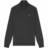Lyle And Scott Quarter Zip Sweatshirt Гънметал W635 Lyle And Scott Quarter Zip Sweatshirt Гънметал W635