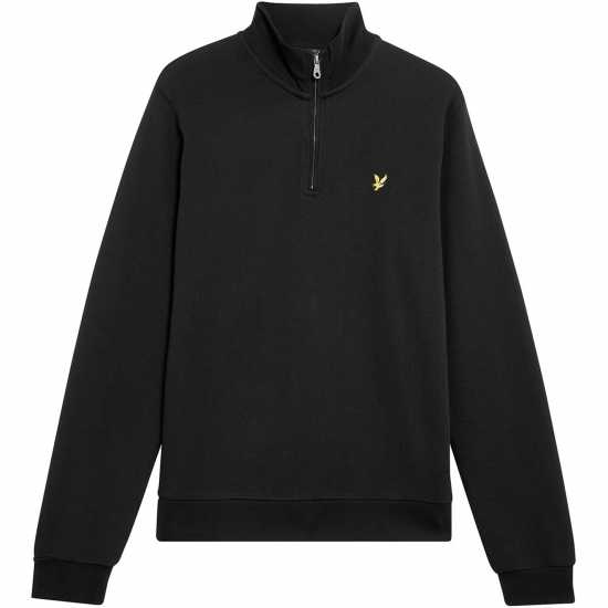 Lyle And Scott Quarter Zip Sweatshirt Черно небесно Z865 