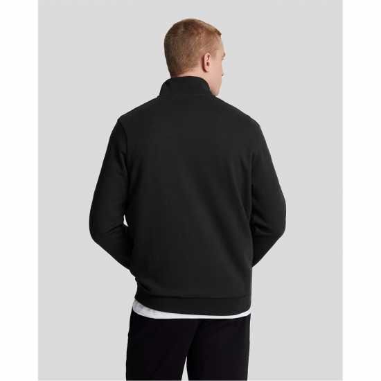 Lyle And Scott Quarter Zip Sweatshirt Черно небесно Z865 