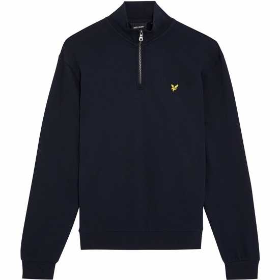 Lyle And Scott Quarter Zip Sweatshirt Морско синьо Z271 Lyle And Scott Quarter Zip Sweatshirt Морско синьо Z271