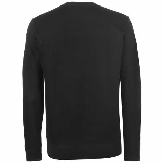 Pierre Cardin Argyle Crew Knit Mens Black Мъжки пуловери и жилетки