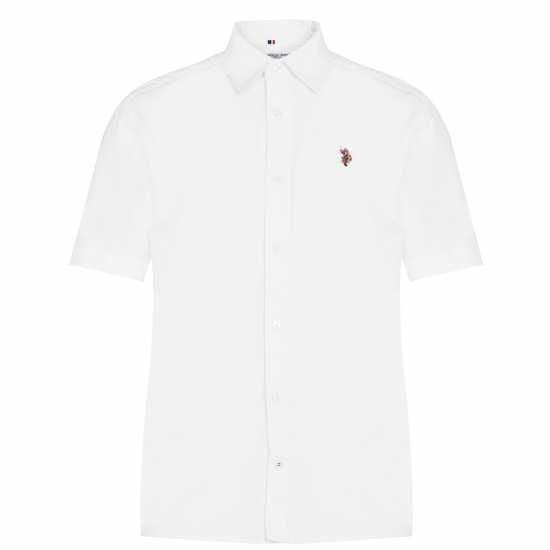 Мъжки ризи Us Polo Assn Мъжка Риза Къс Ръкав Us Polo Oxford Short Sleeve Shirt Mens Ярко бяло Us Polo Assn Мъжка Риза Къс Ръкав Us Polo Oxford Short Sleeve Shirt Mens Ярко бяло Мъжки ризи