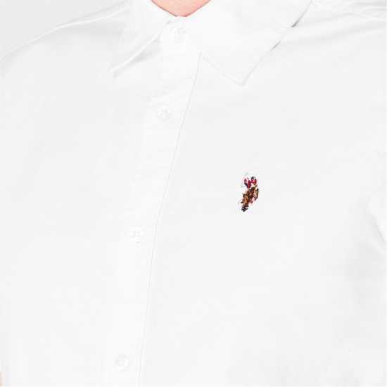 Мъжки ризи Us Polo Assn Мъжка Риза Къс Ръкав Us Polo Oxford Short Sleeve Shirt Mens Ярко бяло Us Polo Assn Мъжка Риза Къс Ръкав Us Polo Oxford Short Sleeve Shirt Mens Ярко бяло Мъжки ризи