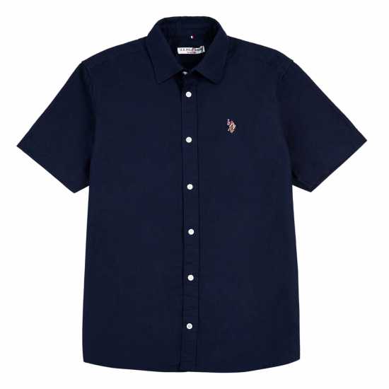 Мъжки ризи Us Polo Assn Мъжка Риза Къс Ръкав Us Polo Oxford Short Sleeve Shirt Mens Нави блейзър Us Polo Assn Мъжка Риза Къс Ръкав Us Polo Oxford Short Sleeve Shirt Mens Нави блейзър Мъжки ризи