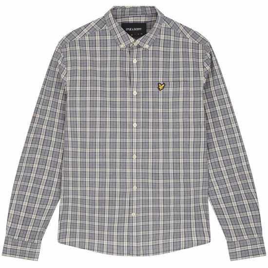 Lyle And Scott Карирана Дамска Риза Poplin Check Shirt  