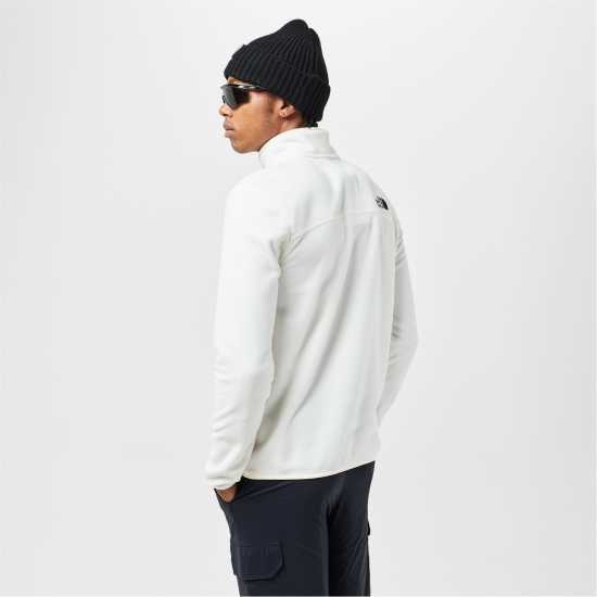 Мъжки полар Мъжки Полар С Цип The North Face 100 Glacier Quarter Zip Fleece Mens White Dune-Npf Мъжки Полар С Цип The North Face 100 Glacier Quarter Zip Fleece Mens White Dune-Npf Мъжки полар