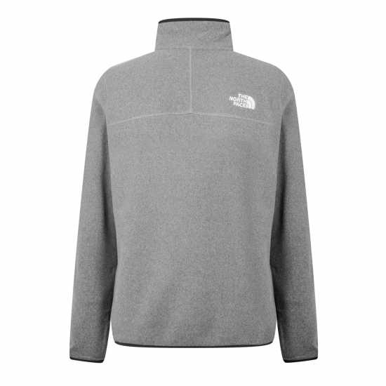 Мъжки Полар С Цип The North Face 100 Glacier Quarter Zip Fleece Mens DYY среден сив Мъжки полар