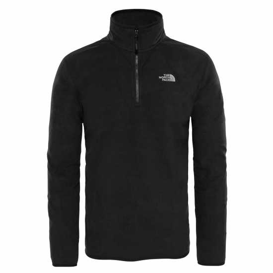 Мъжки полар Мъжки Полар С Цип The North Face 100 Glacier Quarter Zip Fleece Mens JK3 Черен Мъжки Полар С Цип The North Face 100 Glacier Quarter Zip Fleece Mens JK3 Черен Мъжки полар