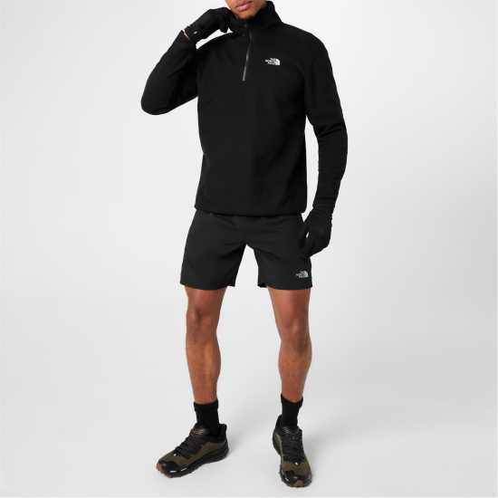Мъжки полар Мъжки Полар С Цип The North Face 100 Glacier Quarter Zip Fleece Mens JK3 Черен Мъжки Полар С Цип The North Face 100 Glacier Quarter Zip Fleece Mens JK3 Черен Мъжки полар
