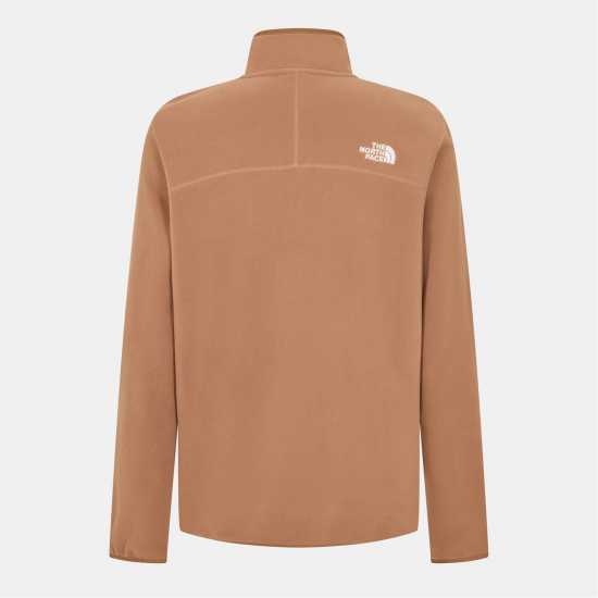 Мъжки Полар С Цип The North Face 100 Glacier Quarter Zip Fleece Mens Latte Мъжки полар