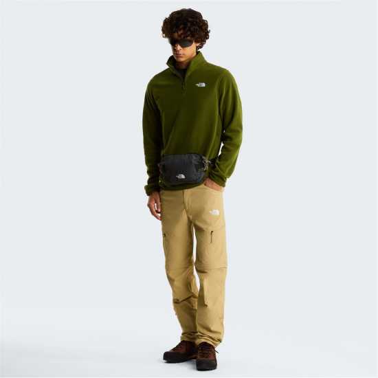 Мъжки Полар С Цип The North Face 100 Glacier Quarter Zip Fleece Mens woodland green Мъжки Полар С Цип The North Face 100 Glacier Quarter Zip Fleece Mens woodland green