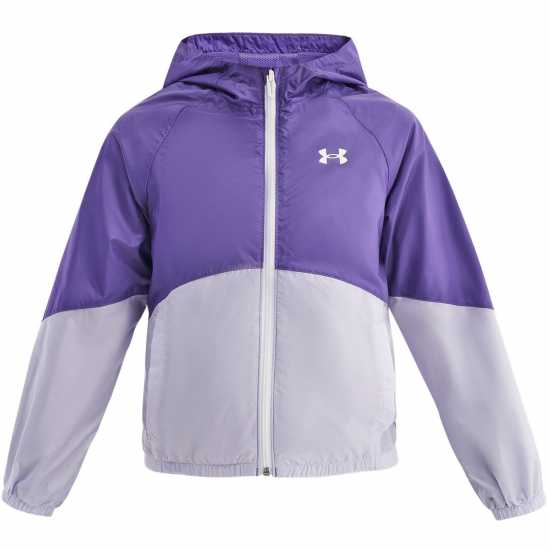 Under Armour Sportstyle Windbreaker Girls Лилаво Under Armour Sportstyle Windbreaker Girls Лилаво