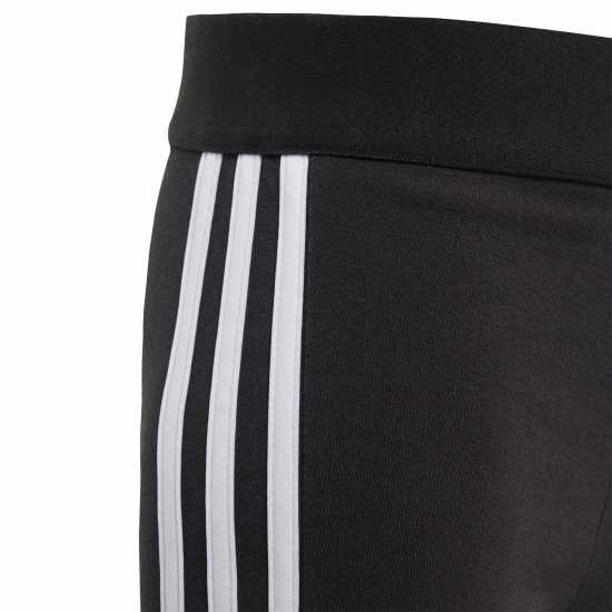 Adidas Girls 3 Stripes Leggings Черно/Бяло Бебешки дрехи