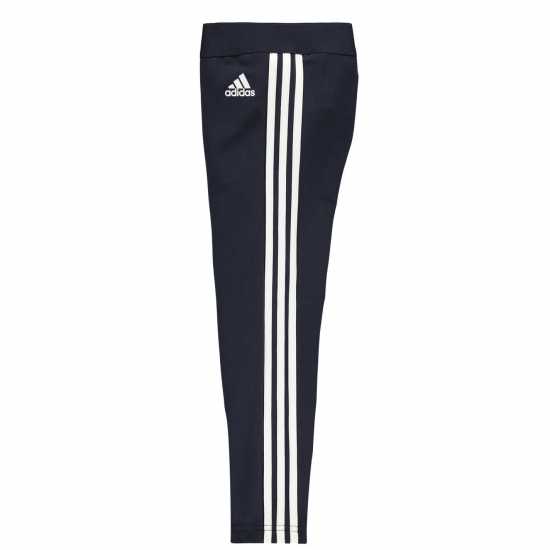 Adidas Girls 3 Stripes Leggings Navy/White Бебешки дрехи