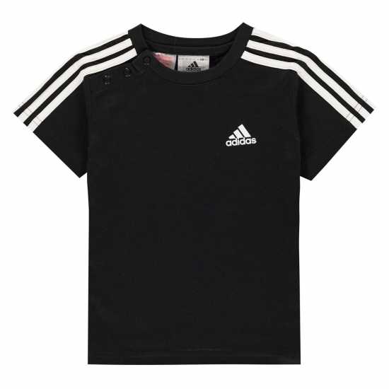 Детски тениски и фланелки Adidas Тениска Stripe Essential T Shirt Black/White Adidas Тениска Stripe Essential T Shirt Black/White Детски тениски и фланелки