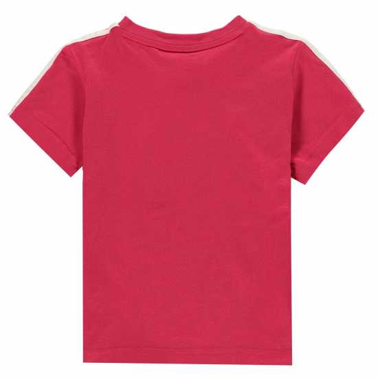 Adidas Тениска Stripe Essential T Shirt Pink/White Детски тениски и фланелки