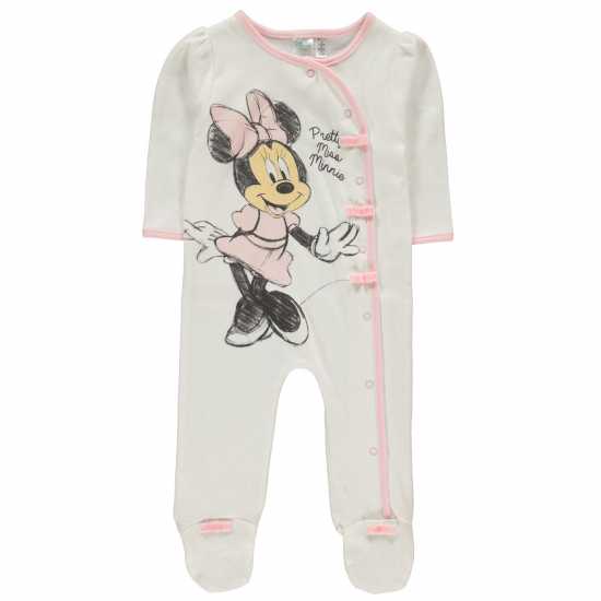 Детско облекло с герои Character 4 Piece Romper Set Infants Мини Маус Character 4 Piece Romper Set Infants Мини Маус Детско облекло с герои