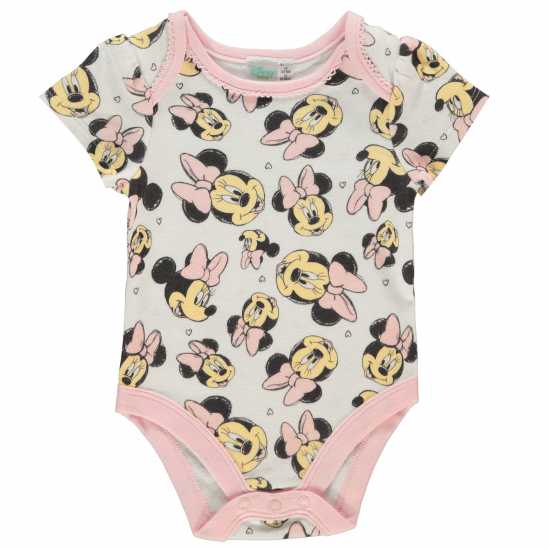 Детско облекло с герои Character 4 Piece Romper Set Infants Мини Маус Character 4 Piece Romper Set Infants Мини Маус Детско облекло с герои