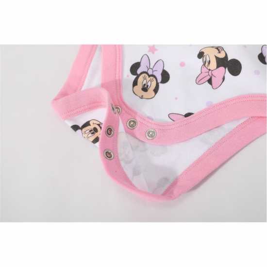 Детско облекло с герои Character 4 Piece Romper Set Infants Мини Маус Character 4 Piece Romper Set Infants Мини Маус Детско облекло с герои