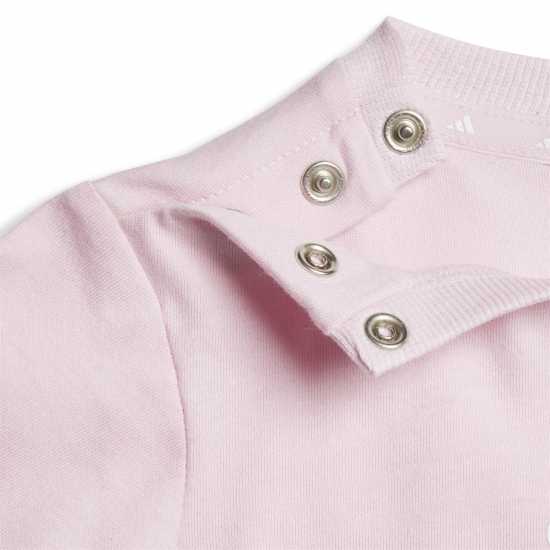 Adidas Essentials Tee-Short Set Baby Розово/Бяло Лин 