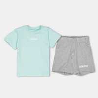 Adidas Essentials Tee-Short Set Baby Мента/Бял Лен 