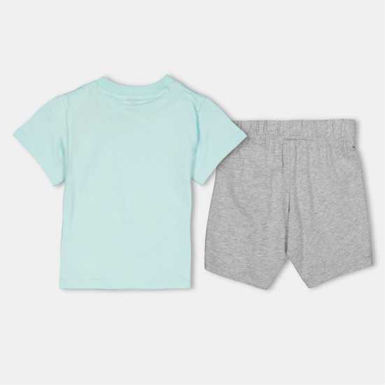 Adidas Essentials Tee-Short Set Baby Мента/Бял Лен Adidas Essentials Tee-Short Set Baby Мента/Бял Лен