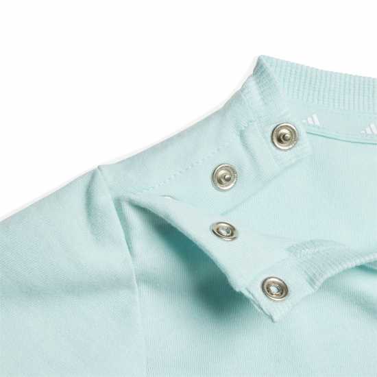 Adidas Essentials Tee-Short Set Baby Мента/Бял Лен Adidas Essentials Tee-Short Set Baby Мента/Бял Лен