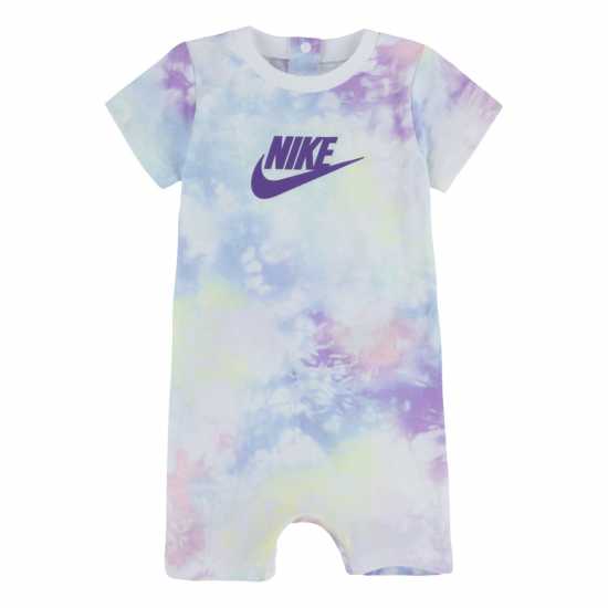 Nike Tie Dye Romper Baby Girls  - Детски къси панталони