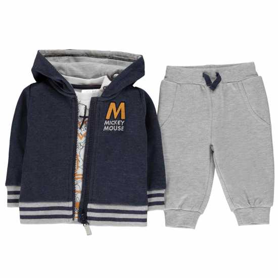 Детски спортни екипи Character 3-Piece Tracksuit Set Infants Мики Маус Character 3-Piece Tracksuit Set Infants Мики Маус Детски спортни екипи