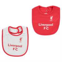 Team 2Бр Бебешки Лигавници Football 2Pk Bibs Babies Liverpool Футболни аксесоари