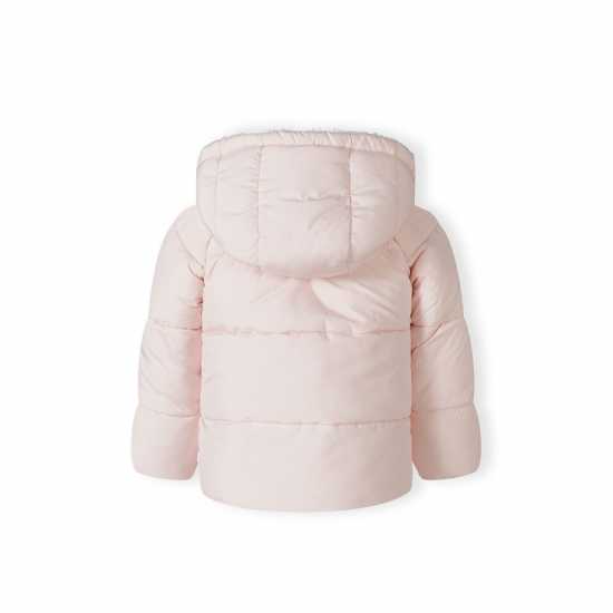 Ватирано Яке Baby Unisex Padded Jacket With Faux Fur Trim Light Pink  