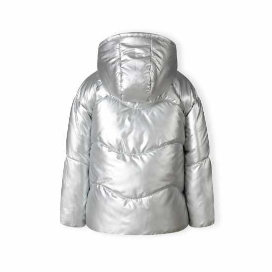 Ватирано Яке Girls Padded Jacket Metallic Silver  