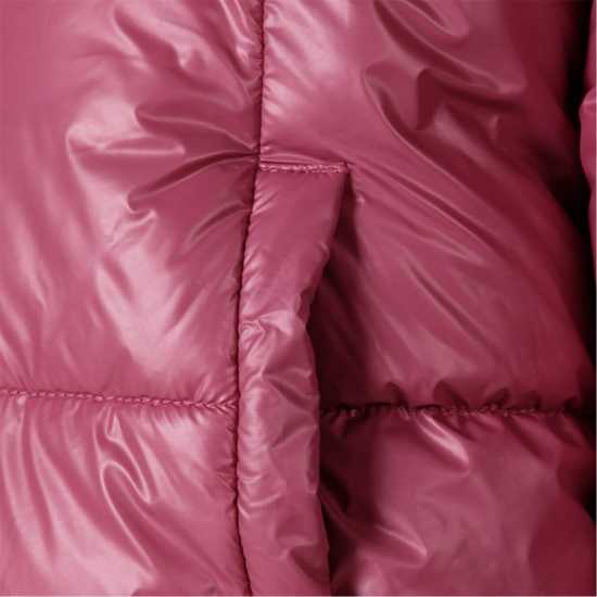 Двулицево Яке Girls Padded Reversible Jacket Metallic Purple Двулицево Яке Girls Padded Reversible Jacket Metallic Purple