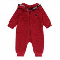 Air Jordan Jordan Sherpa Coverall Baby Boys Gym Red Бебешки дрехи
