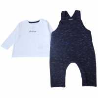 Firetrap Boys Dungaree And Long-Sleeve Top Set  