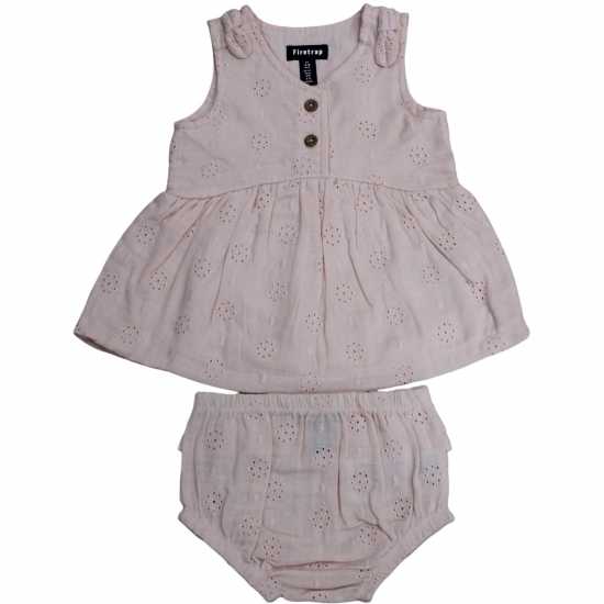 Firetrap Girls Embroidered Cotton Dress & Bloomer Set Firetrap Girls Embroidered Cotton Dress & Bloomer Set