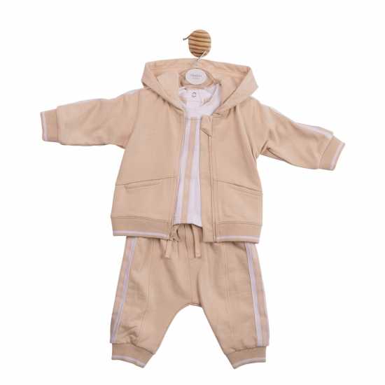 Mintini Baby Kids' 3 Piece Jogging Top And Trouser Pyjama Set Mintini Baby Kids' 3 Piece Jogging Top And Trouser Pyjama Set
